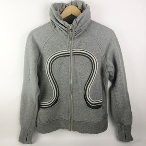 Lululemon Cuddle Up Jacket No Hood Scuba Hoodie
